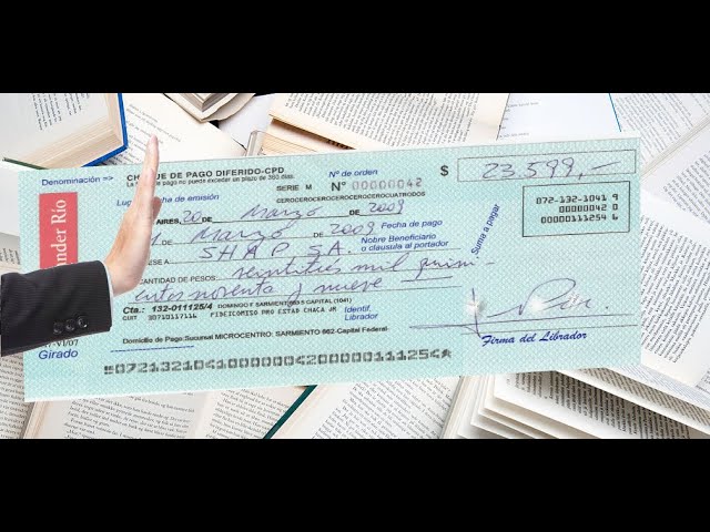 ¿Qué significa el cheque no a la orden?