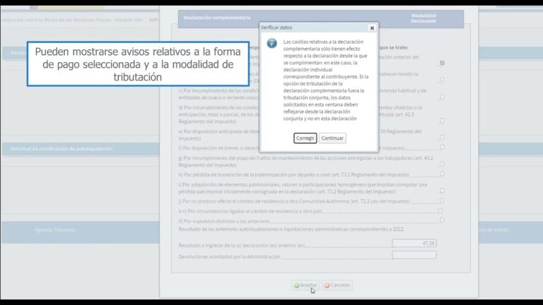 Cómo hacer una declaración de la renta complementaria correctamente